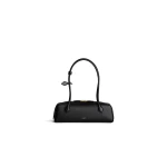 Alaia Le Teckel Medium Bag in Calfskin, Black | Shoulder & Crossbody Bags | Coveti
