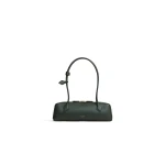 Alaia Le Teckel Medium Bag in Calfskin, Lichen | Shoulder & Crossbody Bags | Coveti