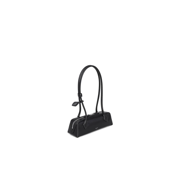 Alaia Le Teckel Small Bag in Leather, Black | Shoulder & Crossbody Bags | Coveti