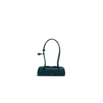 Alaia Le Teckel Small Bag in Leather, Peacock Blue | Shoulder & Crossbody Bags | Coveti