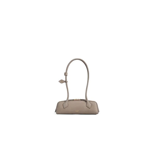 Le Teckel Small Bag in Nubuck, Mist