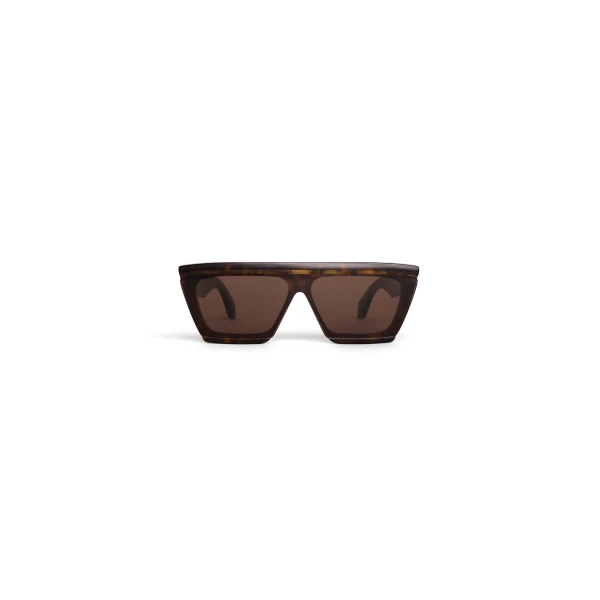 Mask Sunglasses in Havana and Brown