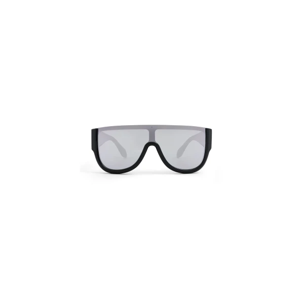 Mask Sunglasses in Silver and Black