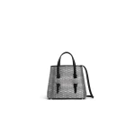 Alaia Mina 20 Bag in Suede with Studs, Black | Mini Bags | Coveti
