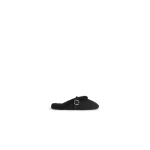 Alaia Mules in Merino Shearling, Black | Mules | Coveti