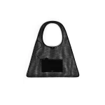 Alaia One Piece Hobo Bag in Fishnet, Black | Shoulder & Crossbody Bags | Coveti