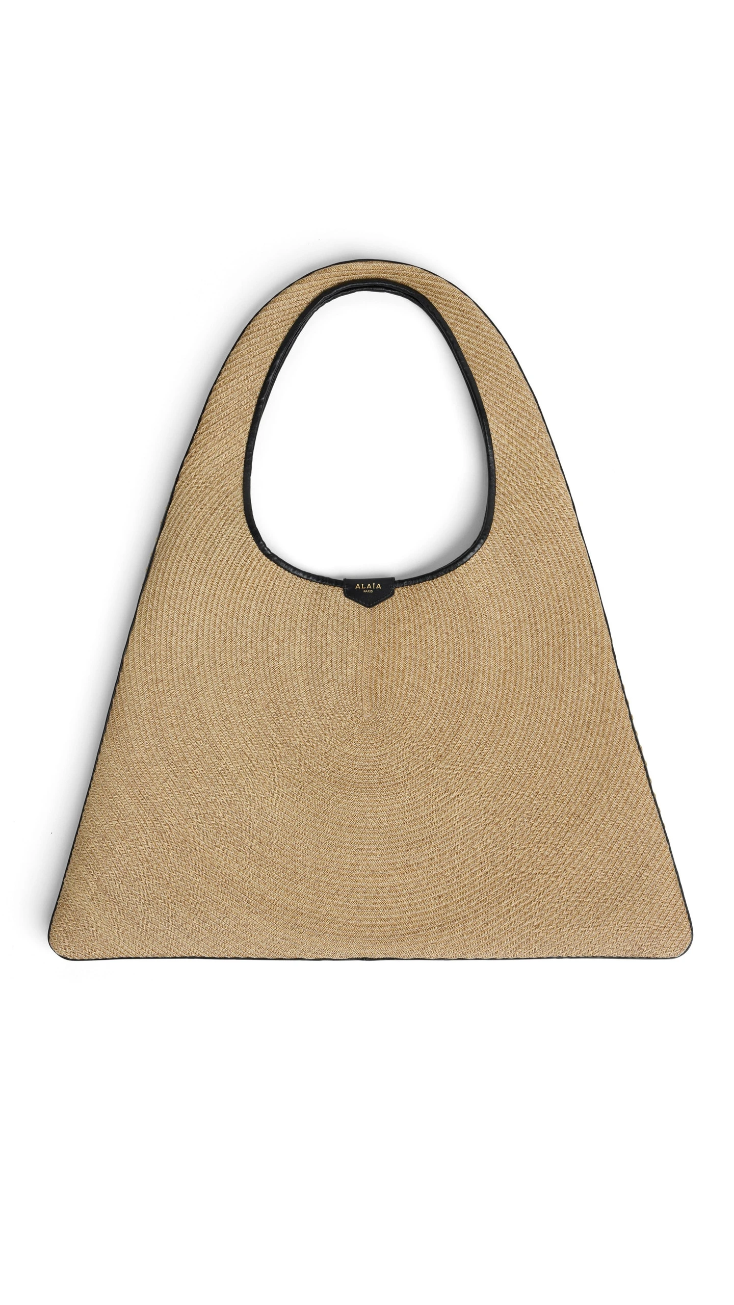 Alaia One Piece Hobo Bag in Paper Straw, Natural Alaia One Piece Hobo Bag in Paper Straw, Natural | Shoulder & Crossbody Bags | Coveti