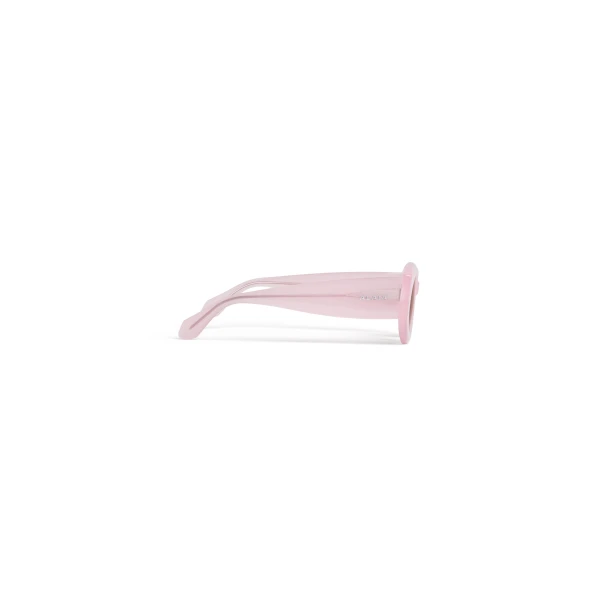 Alaia Oval Sunglasses in Pink and Brown | Sunglasses | Coveti