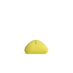 Alaia Purse Small Clutch in Suede, Lemon Yellow | Clutch Bags | Coveti