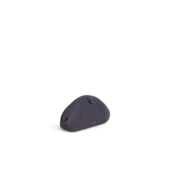 Alaia Purse Small Clutch in Suede, Violet Grey | Clutch Bags | Coveti