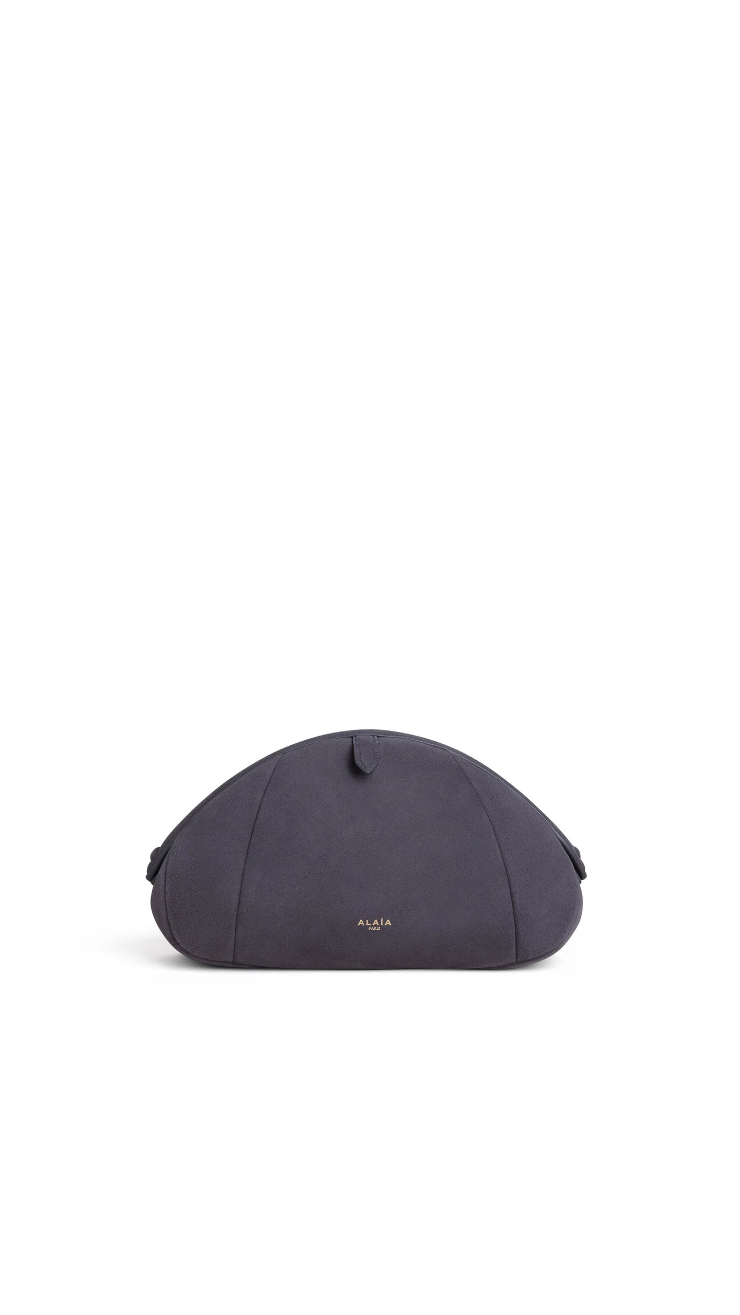 Alaia Purse Small Clutch in Suede, Violet Grey Alaia Purse Small Clutch in Suede, Violet Grey | Clutch Bags | Coveti