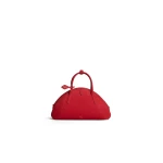 Alaia Purse Top Handle Bag in Nubuck, Bright Red | Totes & Top-Handle Bags | Coveti