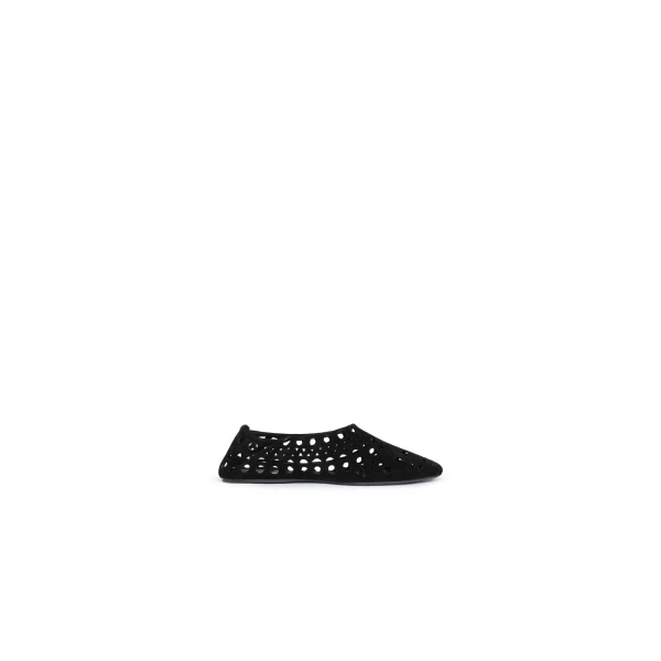 Slippers Vienne in Velvet Calfskin, Black