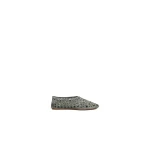 Alaia Slippers Vienne in Velvet Calfskin, Khaki | Flats | Coveti