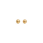 Alaia Sphere Earrings in Gold | Earrings | Coveti