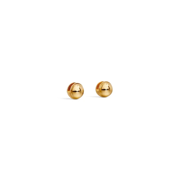 Alaia Sphere Earrings in Gold | Earrings | Coveti