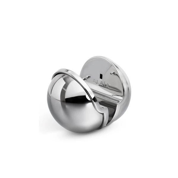 Alaia Sphere Earrings in Silver | Earrings | Coveti