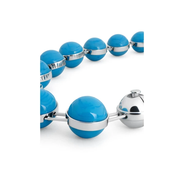 Alaia Sphere Necklace in Turquoise | Necklace | Coveti