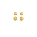 Alaia Sphere Small Pendant Earrings in Gold | Earrings | Coveti