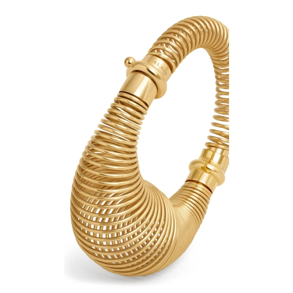 Alaia Spiral Bracelet in Gold | Bracelets | Coveti