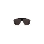 Alaia Square Aviator Sunglasses in Silver and Grey | Sunglasses | Coveti