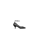 Alaia Strappy Pumps in Mesh, Black, 60 mm | Heels | Coveti