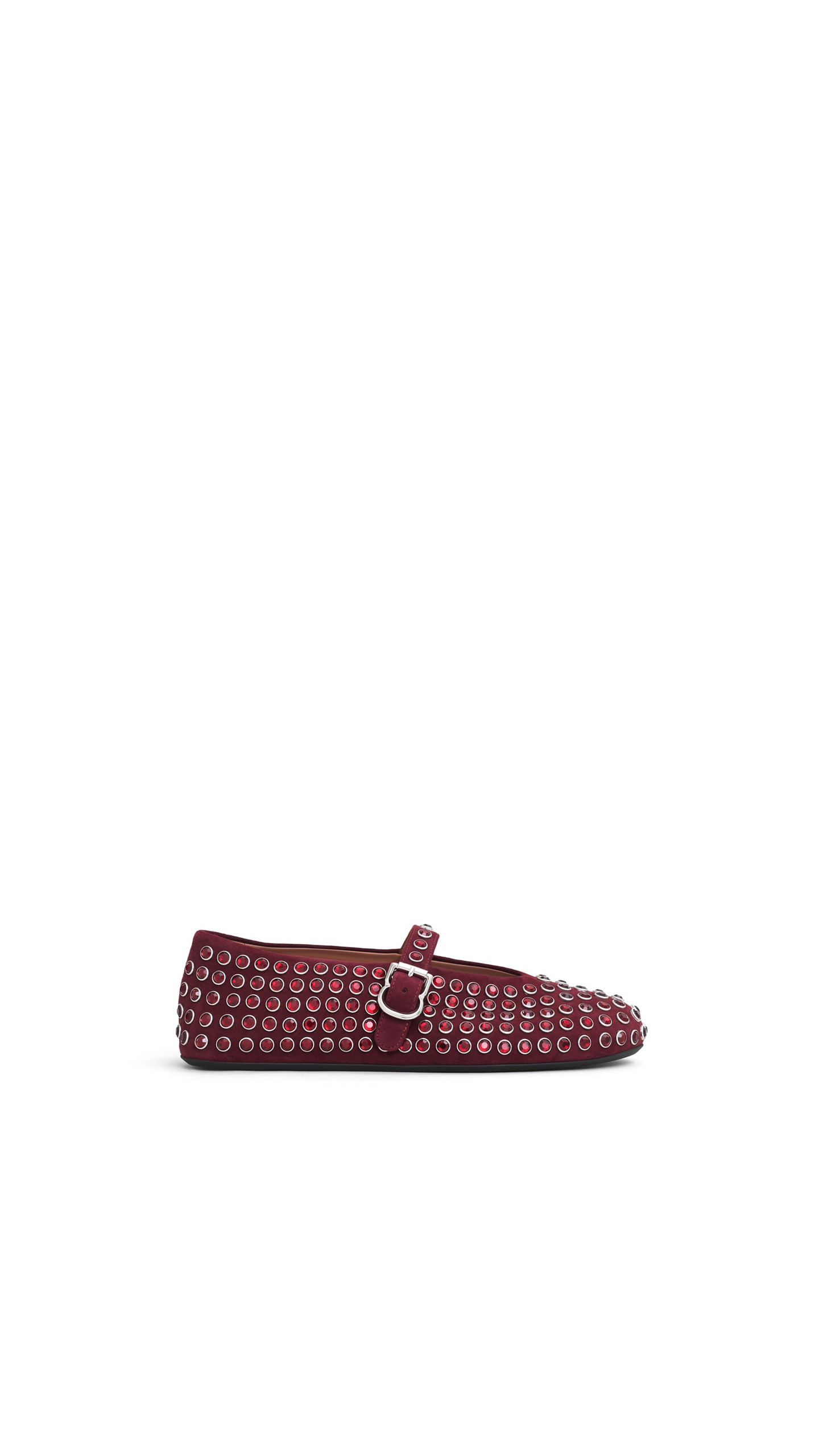 Mini Lin Bucket Alaia Ballet Flats | Coveti Luxury