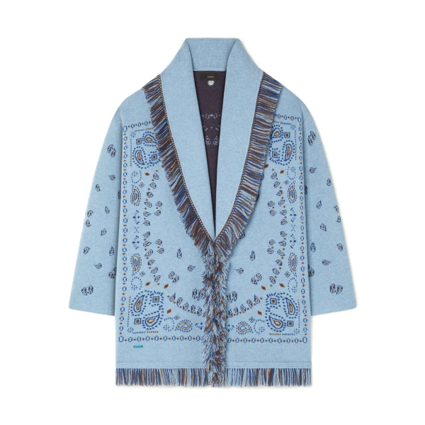 Bandana Jacquard Cardigan in Onda Multicolour