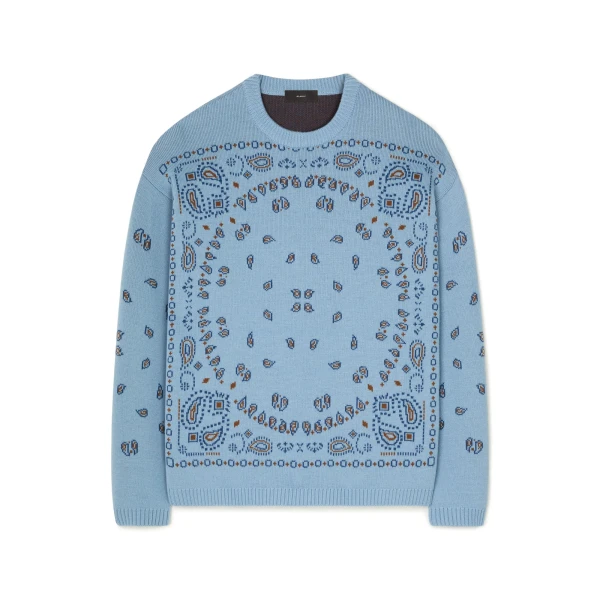 Alanui Bandana Jacquard Sweater in Onda Multicolour