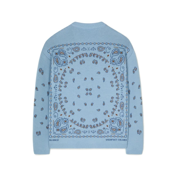 Alanui Bandana Jacquard Sweater in Onda Multicolour