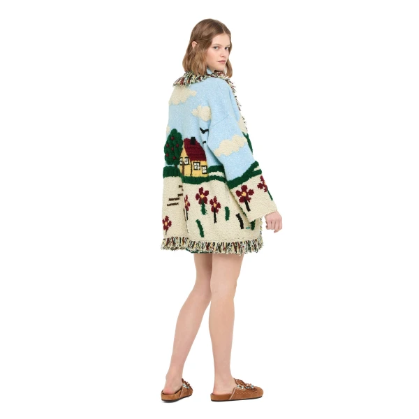 Alanui Casa Alanui Cardigan in Onda Multicolour