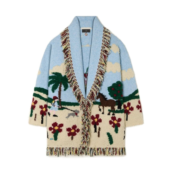 Alanui Casa Alanui Cardigan in Onda Multicolour