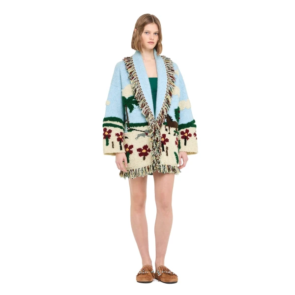 Alanui Casa Alanui Cardigan in Onda Multicolour