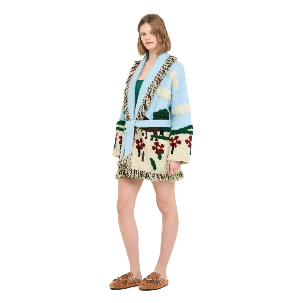 Alanui Casa Alanui Cardigan in Onda Multicolour