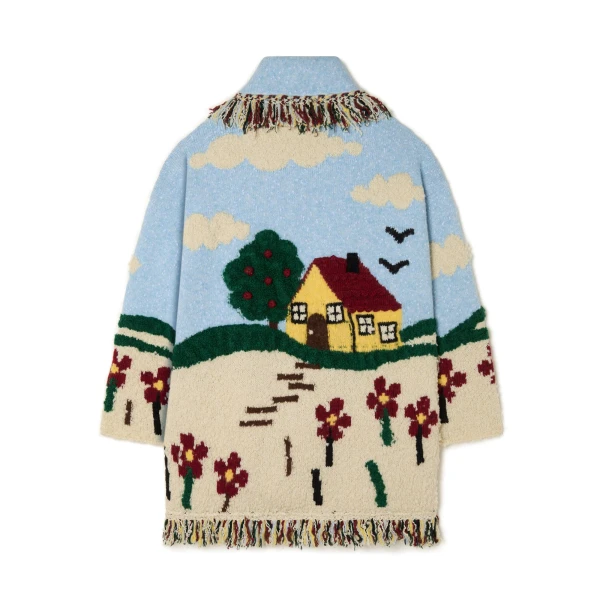 Casa Alanui Cardigan in Onda Multicolour