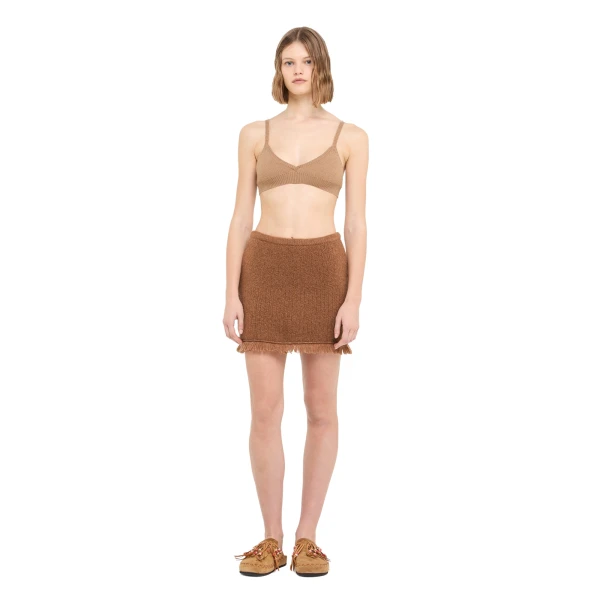 Alanui Cashmere Bralette in Capriolo