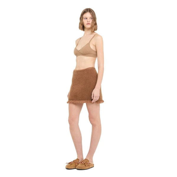 Alanui Cashmere Bralette in Capriolo