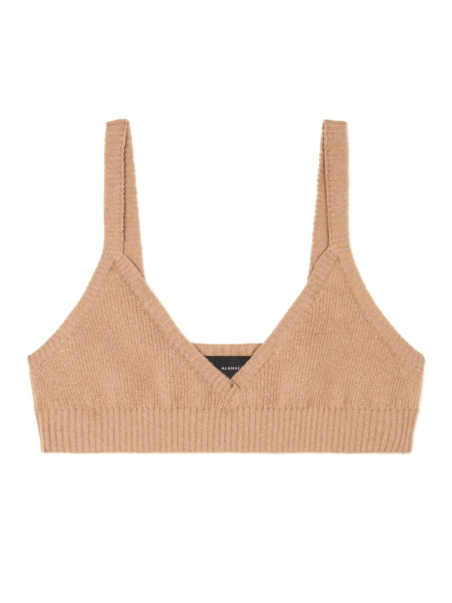 Alanui Cashmere Bralette in Capriolo Alanui Cashmere Bralette in Capriolo | Cropped Top | Coveti
