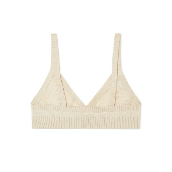 Alanui Cashmere Bralette in White