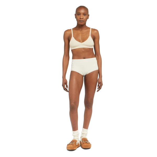 Alanui Cashmere Bralette in White