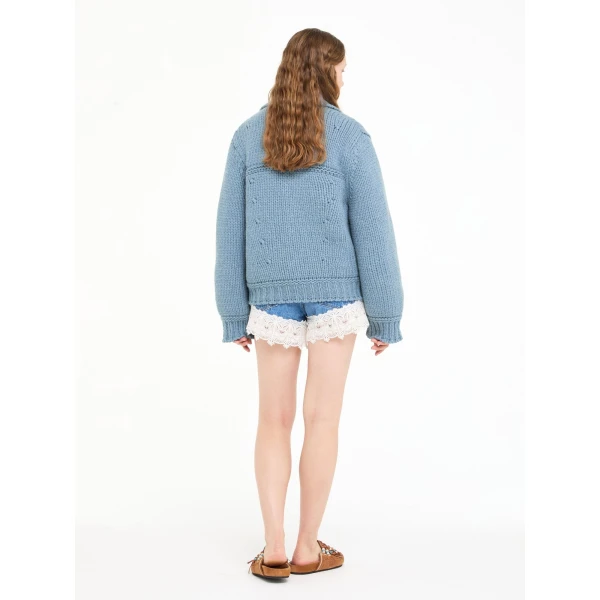 Alanui Chunky Trucker Jacket in Onda