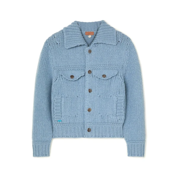 Chunky Trucker Jacket in Onda