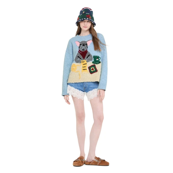 Alanui Coco Sweater in Onda Multicolour