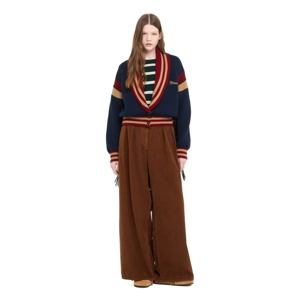 Alanui College Of Aloha Cardi-Bomber in Blue Multicolour