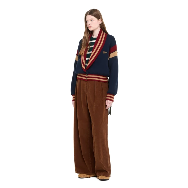 Alanui College Of Aloha Cardi-Bomber in Blue Multicolour