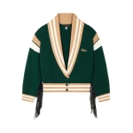 Alanui College Of Aloha Cardi-Bomber in Evergreen Multicolour | Cardigan | Coveti