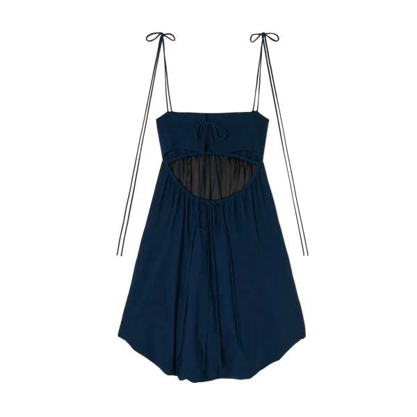Alanui College Of Aloha Dress in Midnight Blue