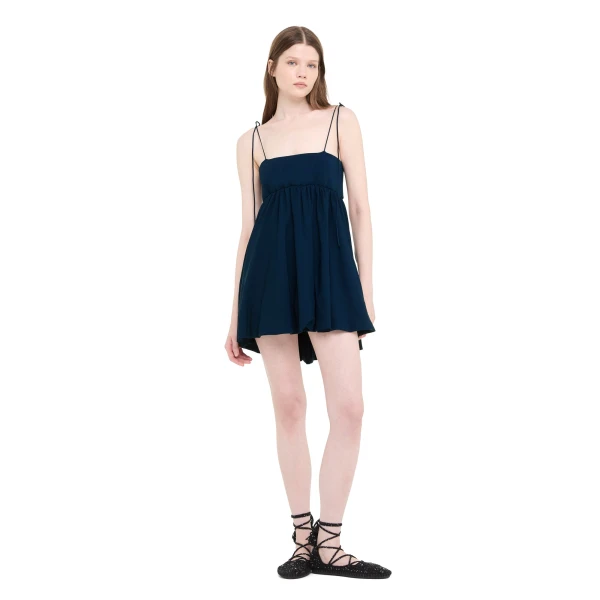 Alanui College Of Aloha Dress in Midnight Blue