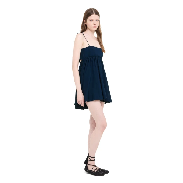 Alanui College Of Aloha Dress in Midnight Blue