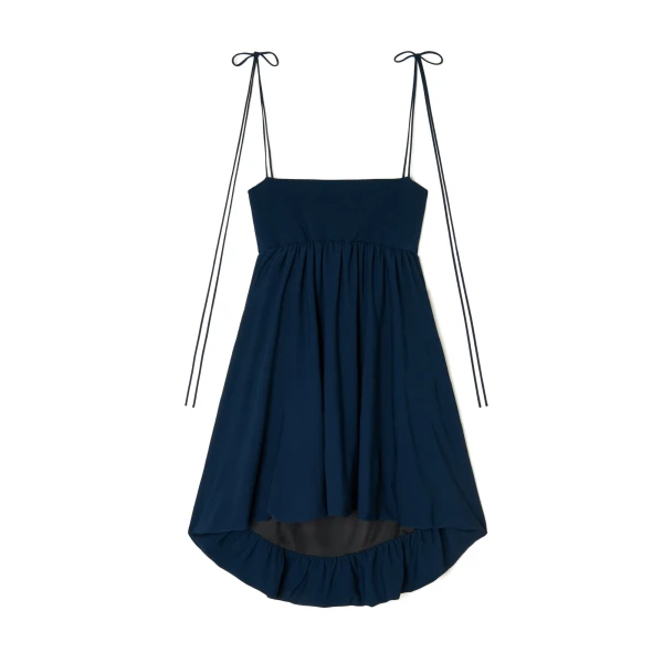 Alanui College Of Aloha Dress in Midnight Blue | Mini Dresses | Coveti